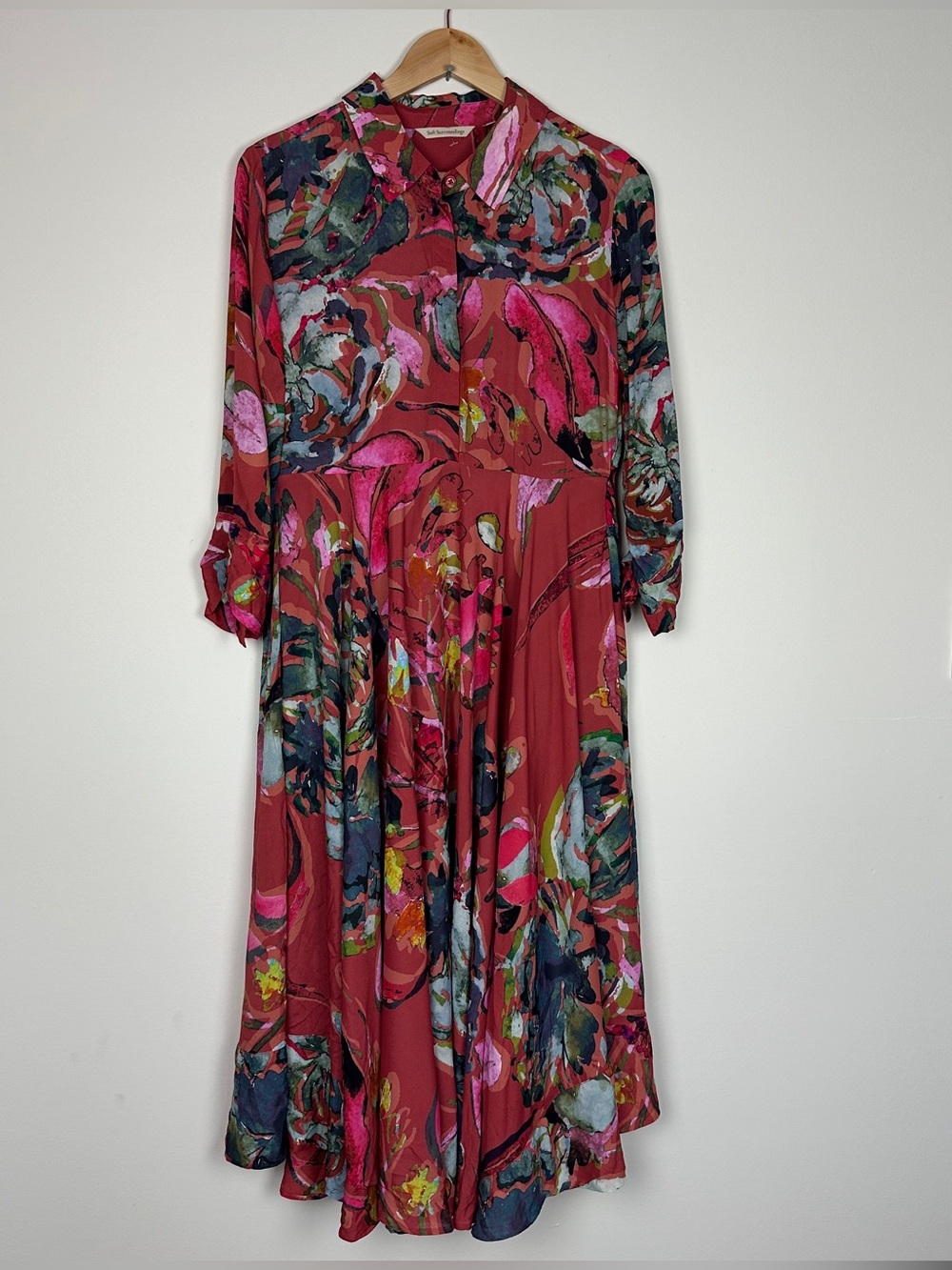 Soft Surrounding Bonaire Midi Long Dress Sz M